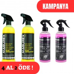 Nano Temizleyici 2 adet ( 800ML ) + Seramik Kaplamalı Hızlı Cila 2 Adet ( 400 ML )