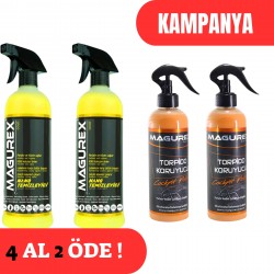 Nano Temizleyici 2 adet ( 800ML ) + Plastik Yenileyici 2 Adet ( 400 ML ) 