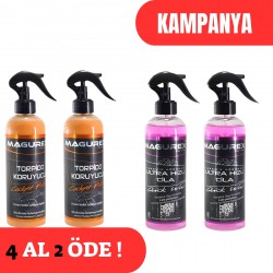 Plastik Yenileyici 2 Adet ( 400 ML ) + Seramik Kaplamalı Hızlı Cila 2 Adet ( 400 ML )