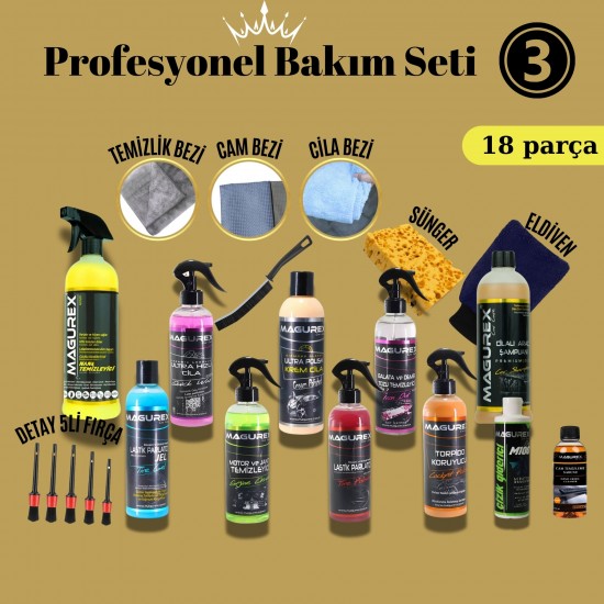 Magurex Profesyonel Bakım Seti (3) 18 Parça