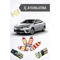 Toyota Corolla E160 İçin Uyumlu İç Aydınlatma Led Seti