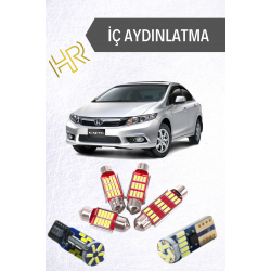 Honda Civic FB7 İçin Uyumlu İç Aydınlatma Led Seti