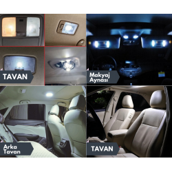 Volkswagen Golf 6 İçin Uyumlu İç Aydınlatma Led Seti