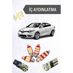 Renault Fluence İçin Uyumlu İç Aydınlatma Led Seti