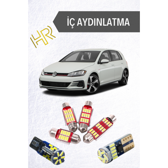 Volkswagen Golf 6 İçin Uyumlu İç Aydınlatma Led Seti