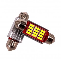 2 Adet Sofit C5w Canbus İç Aydınlatma Tavan Bagaj Plaka Ampülü 4014 smd