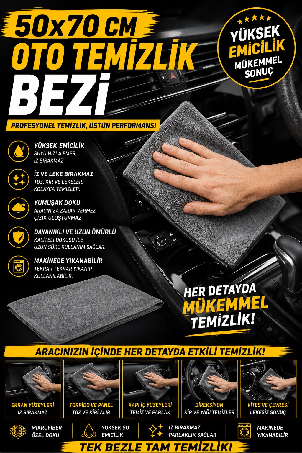 Temizlik Bezi 50x70 cm