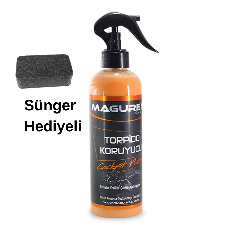 Torpido ve Plastik Yenileyici Sünger Hediyeli 400 ml