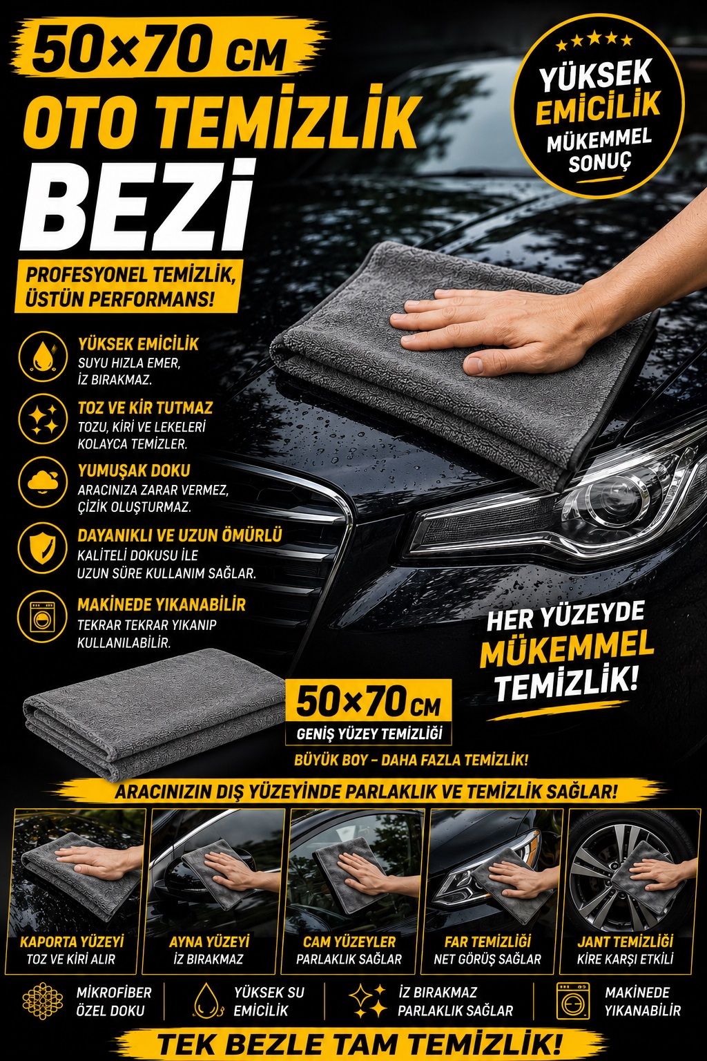 Temizlik Bezi 50x70 cm